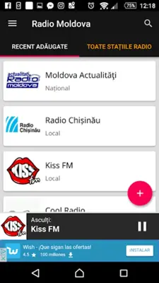 Radiouri din Moldova android App screenshot 6